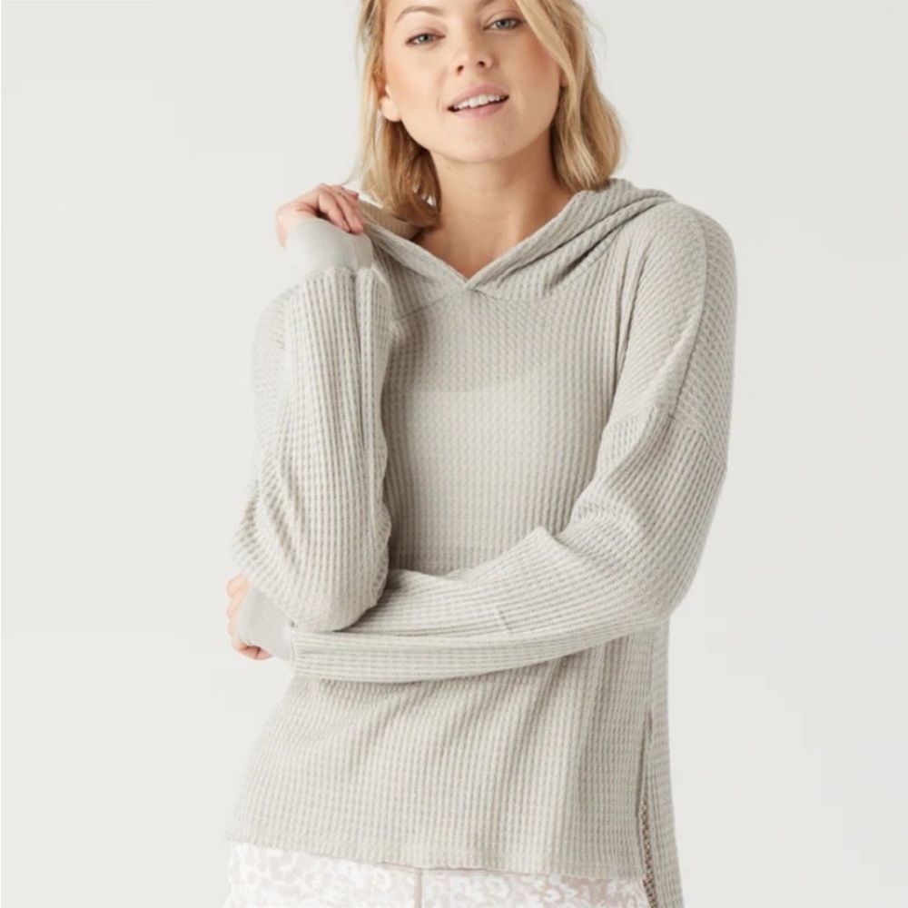 NWT Glyder Rush Hoodie Pullover Long Sleeves Beige Sz M
